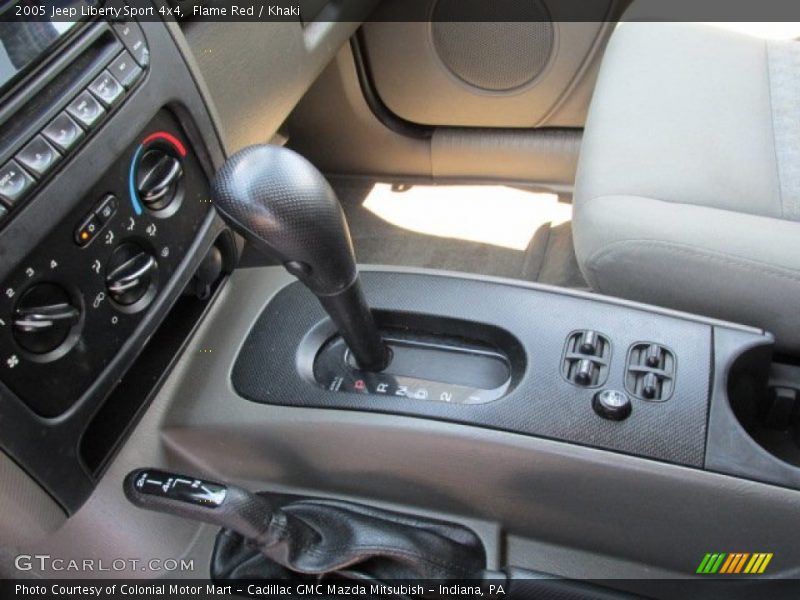 Flame Red / Khaki 2005 Jeep Liberty Sport 4x4