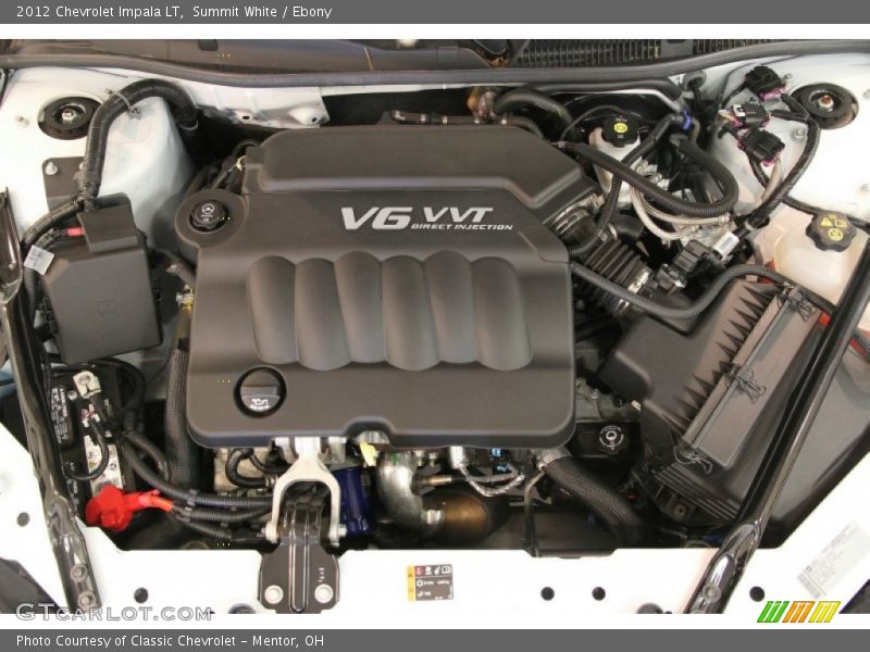 Summit White / Ebony 2012 Chevrolet Impala LT