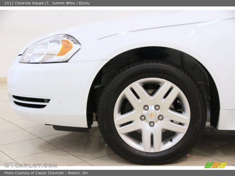 Summit White / Ebony 2012 Chevrolet Impala LT