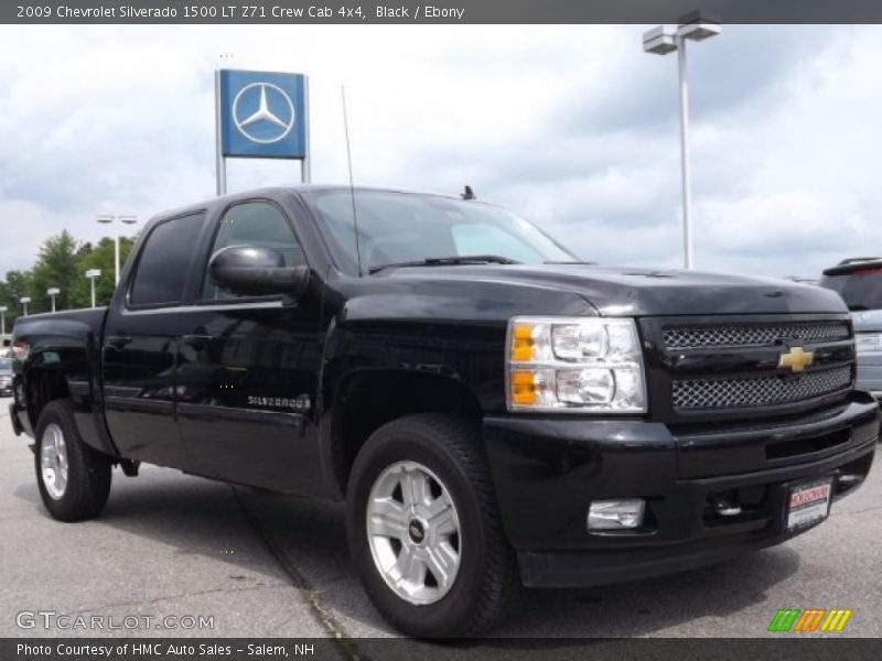Black / Ebony 2009 Chevrolet Silverado 1500 LT Z71 Crew Cab 4x4