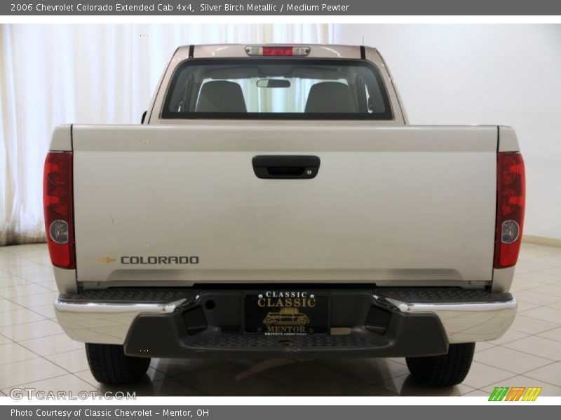 Silver Birch Metallic / Medium Pewter 2006 Chevrolet Colorado Extended Cab 4x4