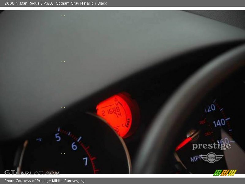 Gotham Gray Metallic / Black 2008 Nissan Rogue S AWD