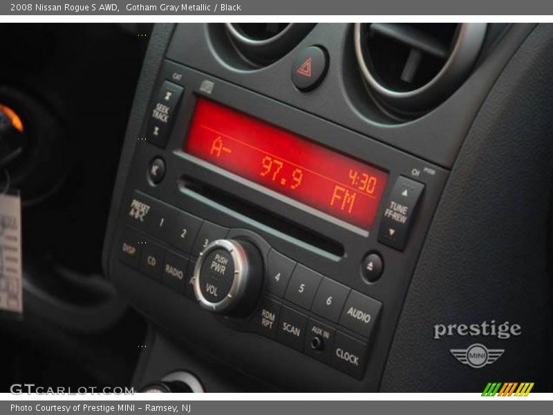 Gotham Gray Metallic / Black 2008 Nissan Rogue S AWD