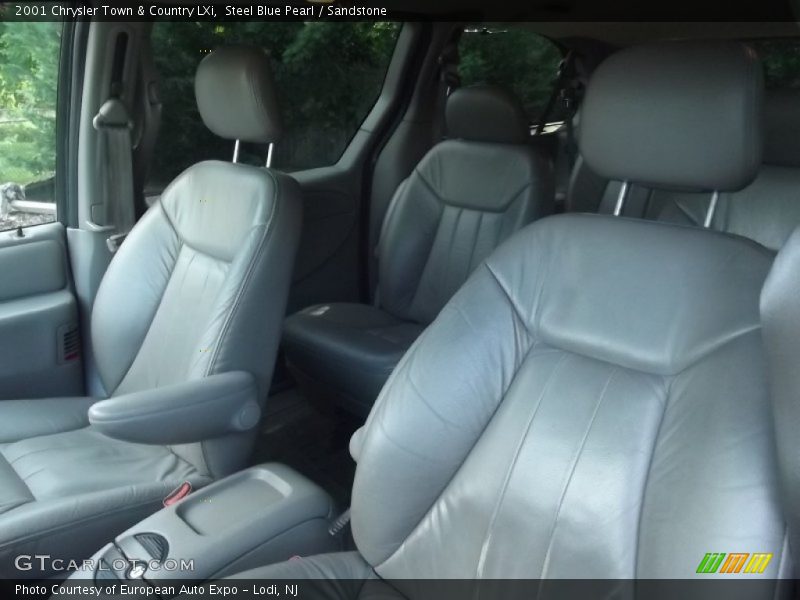 Steel Blue Pearl / Sandstone 2001 Chrysler Town & Country LXi