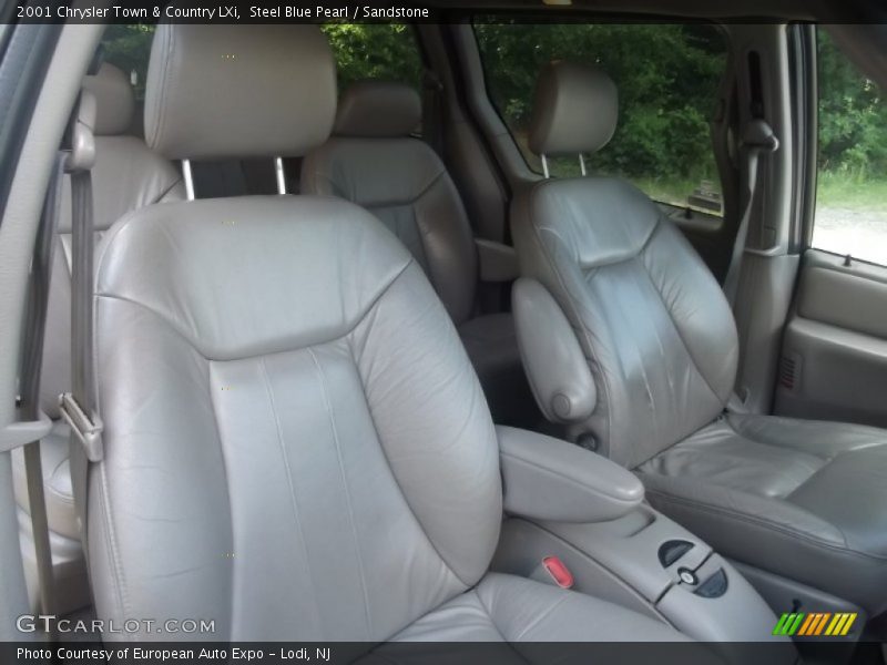 Steel Blue Pearl / Sandstone 2001 Chrysler Town & Country LXi