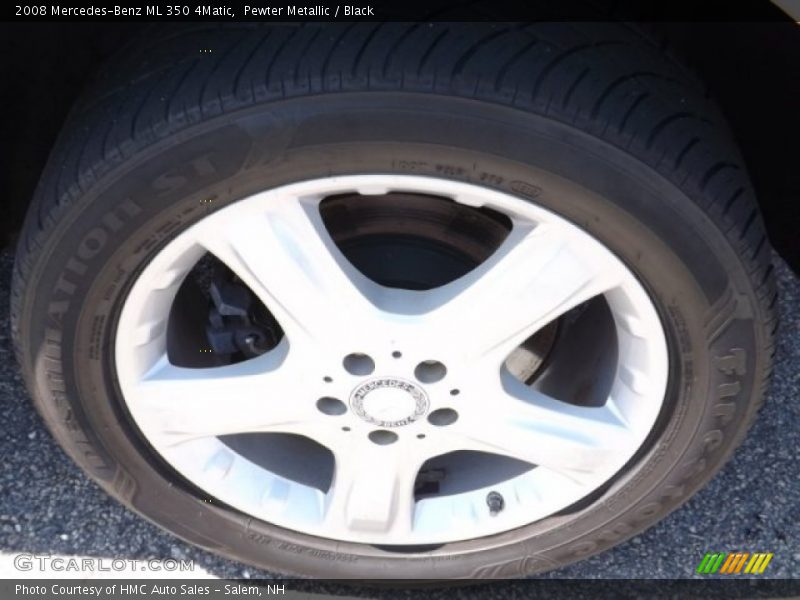 Pewter Metallic / Black 2008 Mercedes-Benz ML 350 4Matic