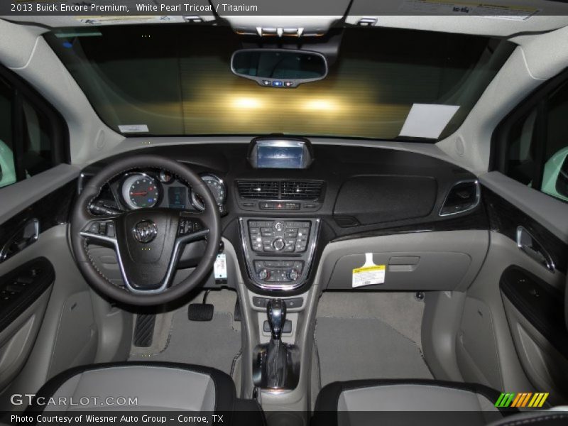 White Pearl Tricoat / Titanium 2013 Buick Encore Premium