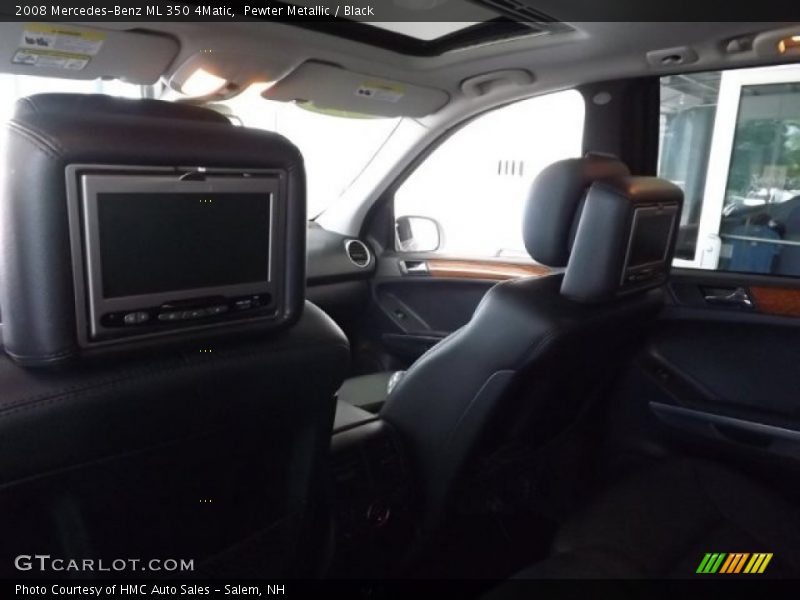 Pewter Metallic / Black 2008 Mercedes-Benz ML 350 4Matic
