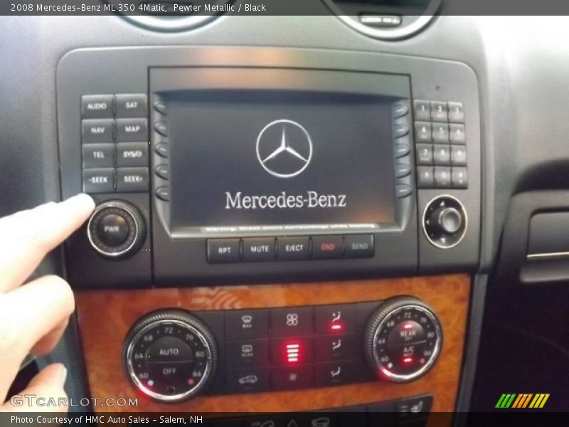 Pewter Metallic / Black 2008 Mercedes-Benz ML 350 4Matic