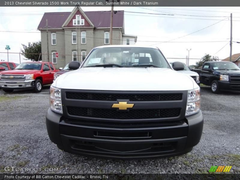 Summit White / Dark Titanium 2013 Chevrolet Silverado 1500 Work Truck Regular Cab