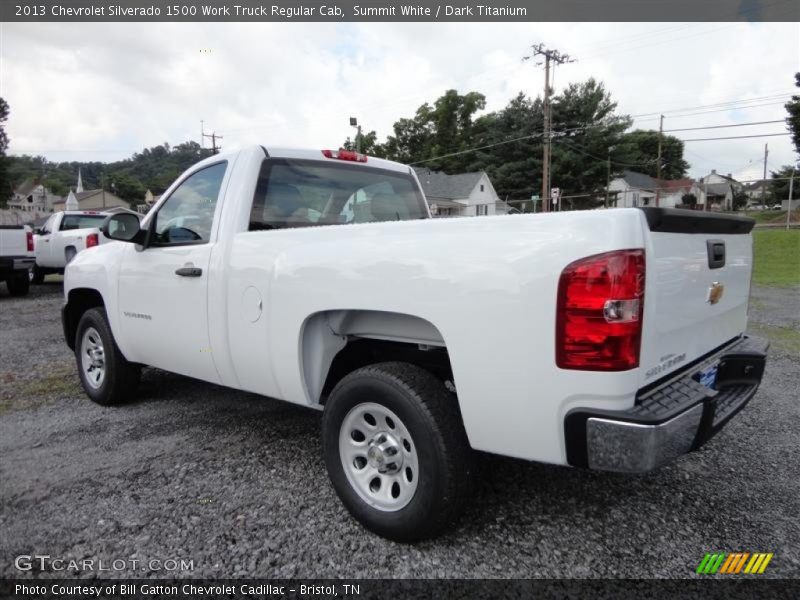 Summit White / Dark Titanium 2013 Chevrolet Silverado 1500 Work Truck Regular Cab