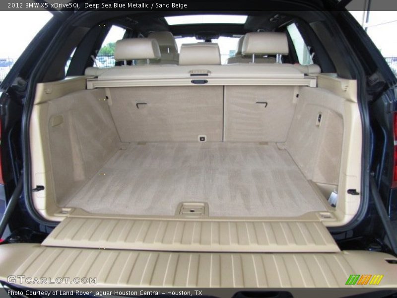 Deep Sea Blue Metallic / Sand Beige 2012 BMW X5 xDrive50i