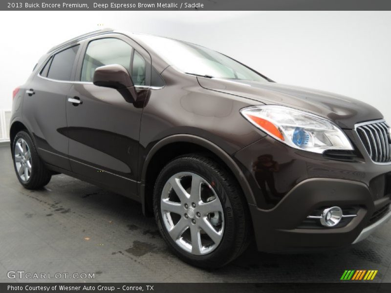 Deep Espresso Brown Metallic / Saddle 2013 Buick Encore Premium