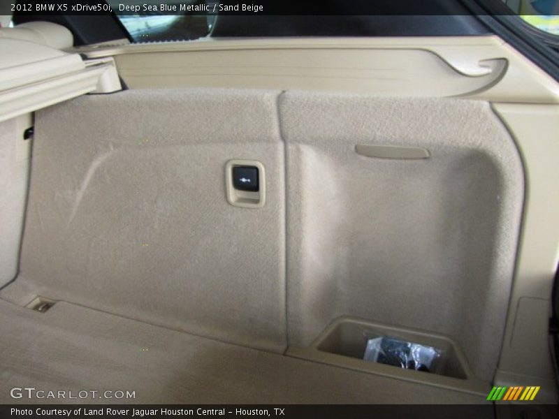 Deep Sea Blue Metallic / Sand Beige 2012 BMW X5 xDrive50i