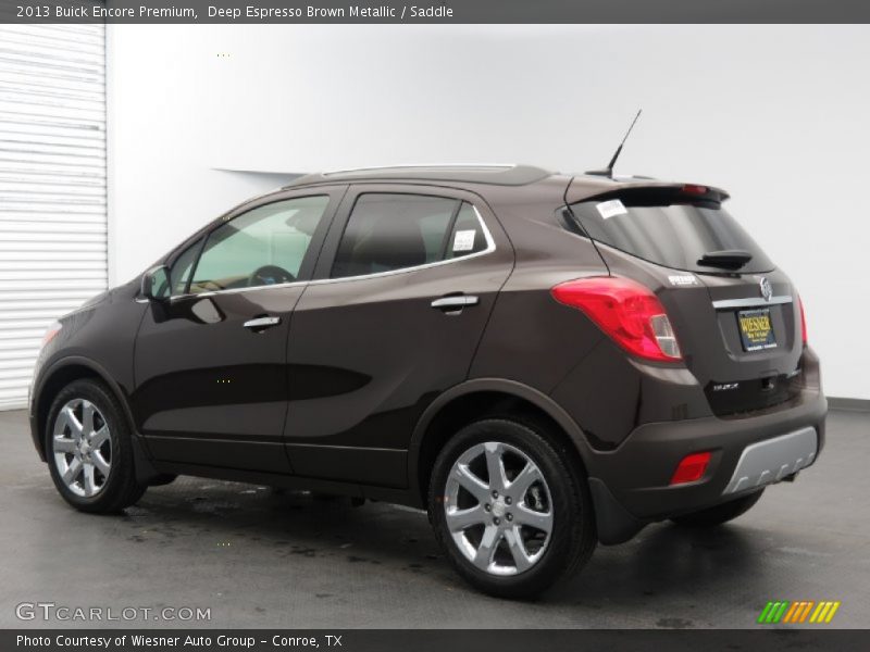 Deep Espresso Brown Metallic / Saddle 2013 Buick Encore Premium