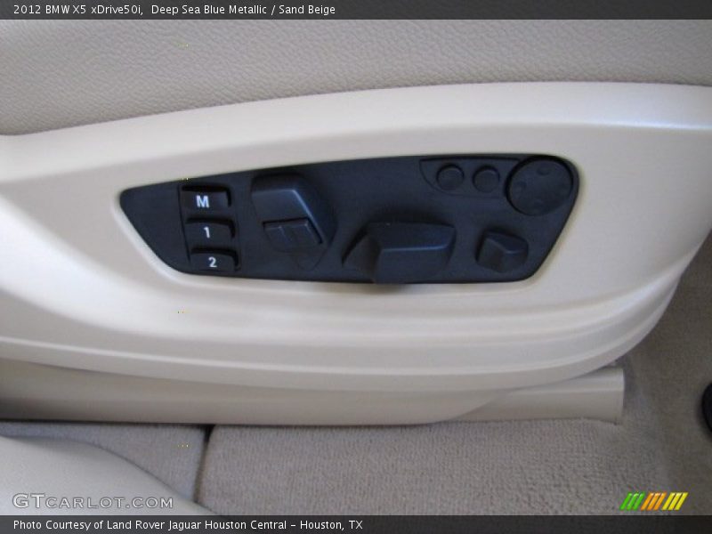 Deep Sea Blue Metallic / Sand Beige 2012 BMW X5 xDrive50i