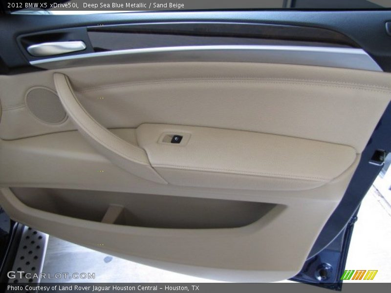 Deep Sea Blue Metallic / Sand Beige 2012 BMW X5 xDrive50i