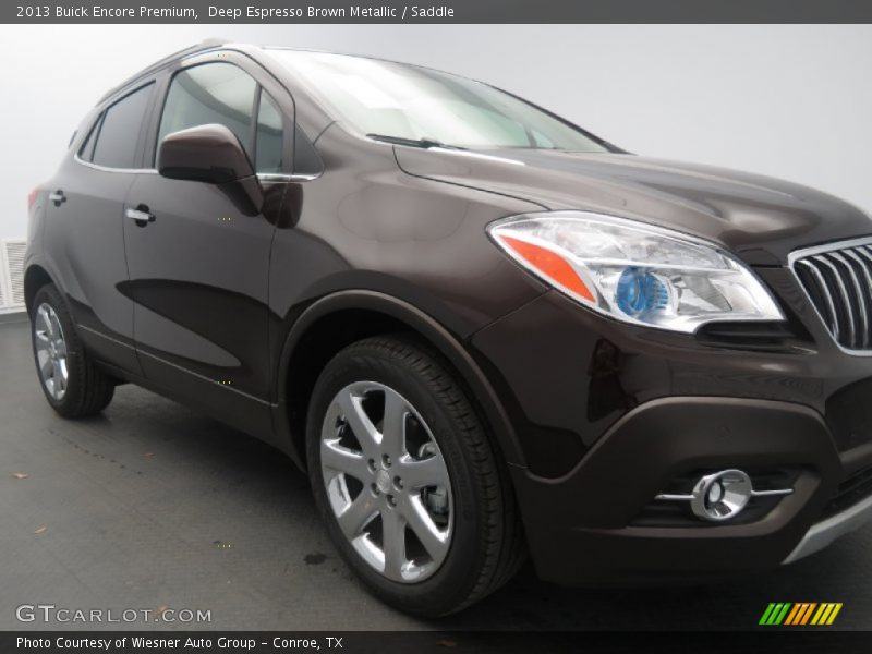 Deep Espresso Brown Metallic / Saddle 2013 Buick Encore Premium