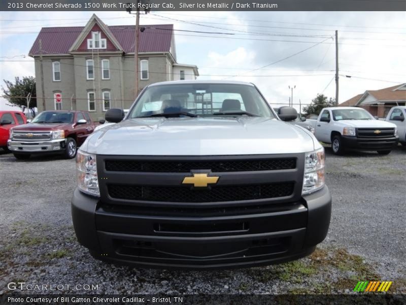 Silver Ice Metallic / Dark Titanium 2013 Chevrolet Silverado 1500 Work Truck Regular Cab