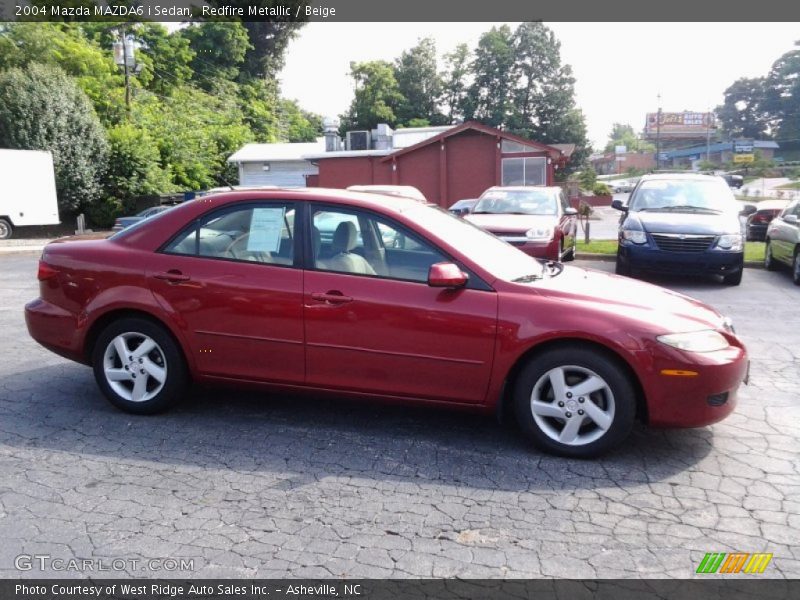Redfire Metallic / Beige 2004 Mazda MAZDA6 i Sedan