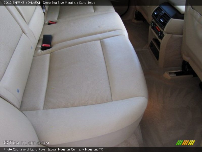 Deep Sea Blue Metallic / Sand Beige 2012 BMW X5 xDrive50i