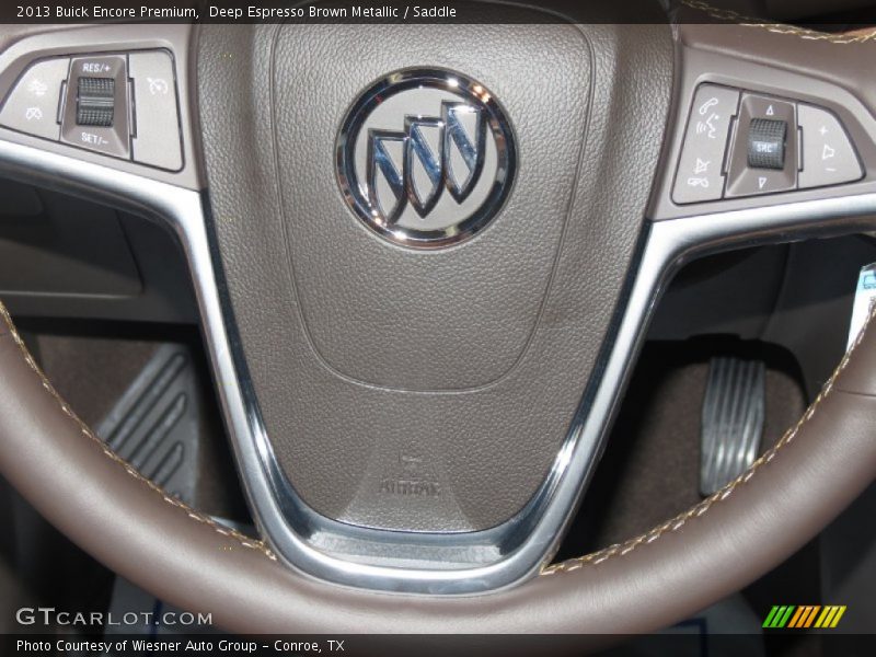 Deep Espresso Brown Metallic / Saddle 2013 Buick Encore Premium