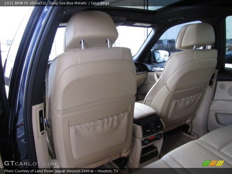 Deep Sea Blue Metallic / Sand Beige 2012 BMW X5 xDrive50i