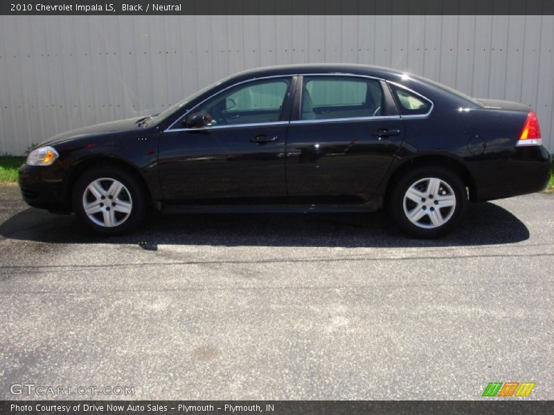 Black / Neutral 2010 Chevrolet Impala LS