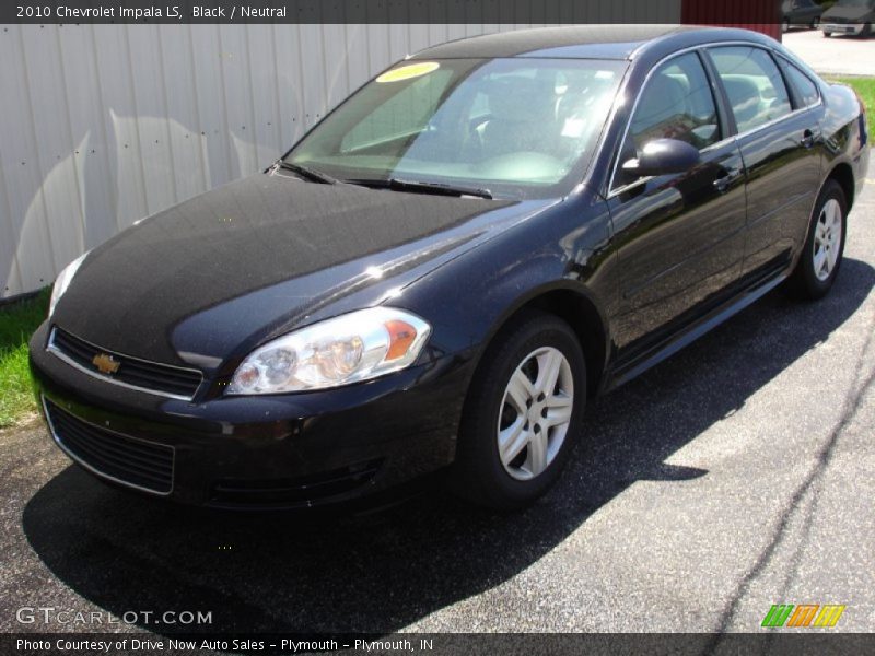 Black / Neutral 2010 Chevrolet Impala LS