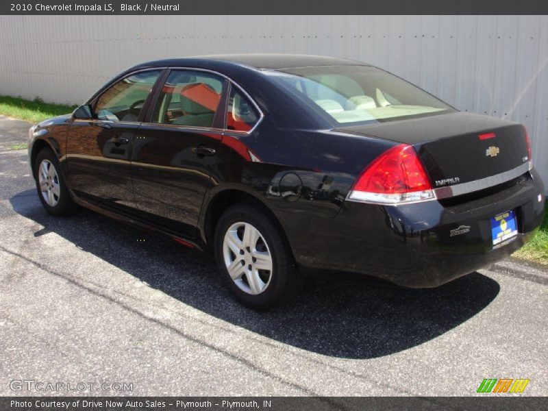 Black / Neutral 2010 Chevrolet Impala LS