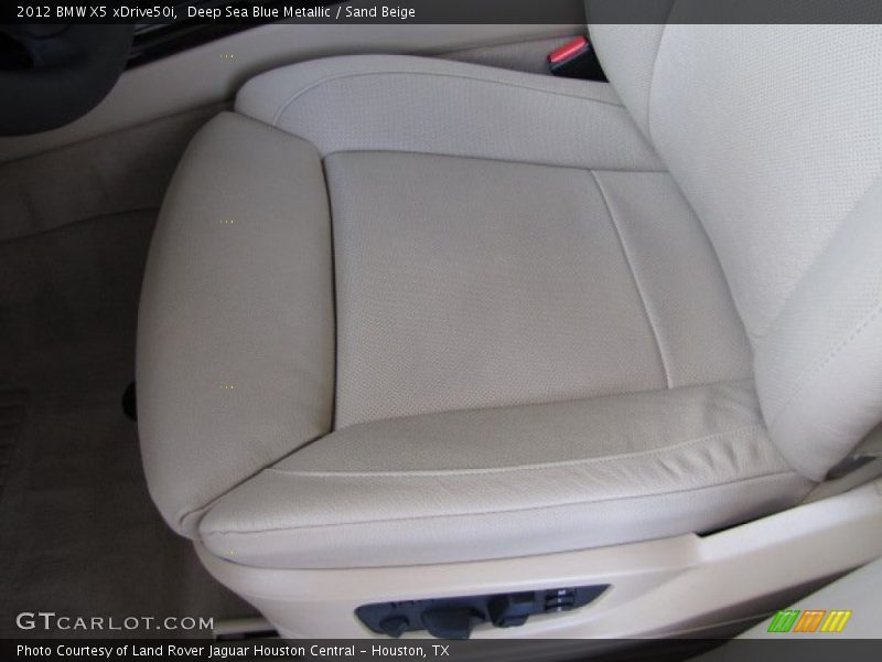 Deep Sea Blue Metallic / Sand Beige 2012 BMW X5 xDrive50i