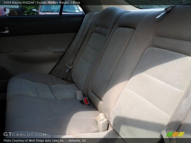 Redfire Metallic / Beige 2004 Mazda MAZDA6 i Sedan
