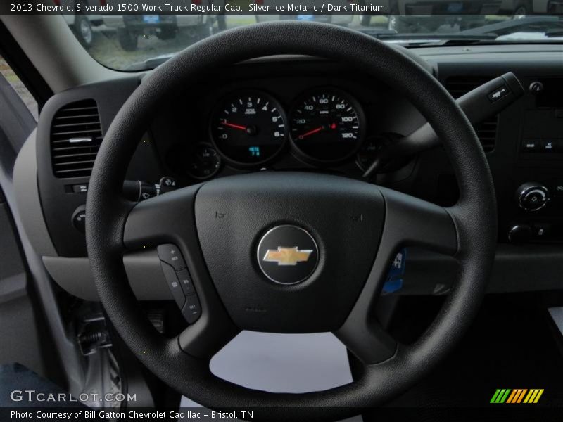 Silver Ice Metallic / Dark Titanium 2013 Chevrolet Silverado 1500 Work Truck Regular Cab