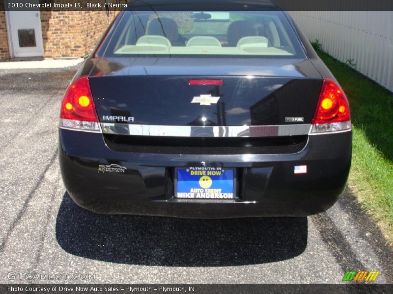 Black / Neutral 2010 Chevrolet Impala LS