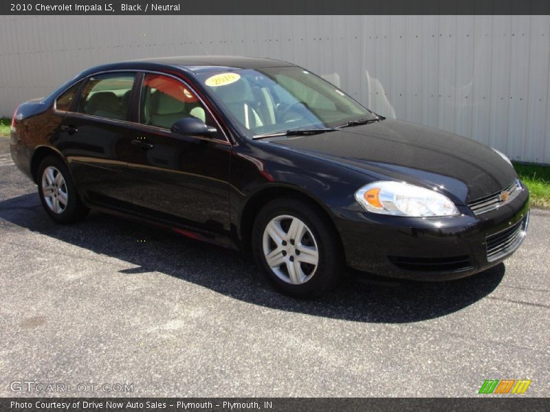 Black / Neutral 2010 Chevrolet Impala LS