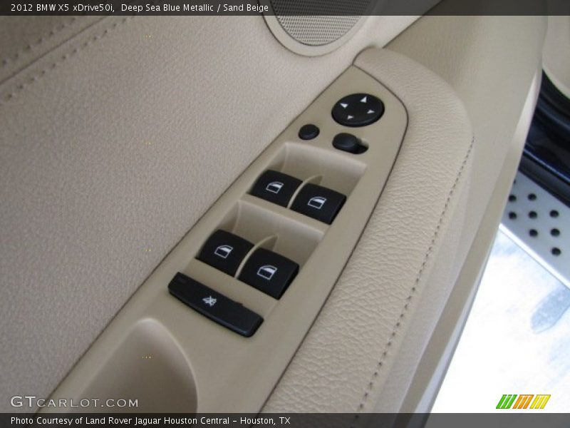 Deep Sea Blue Metallic / Sand Beige 2012 BMW X5 xDrive50i