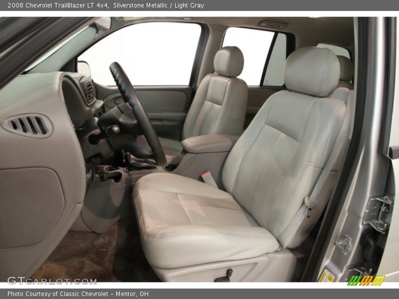 Silverstone Metallic / Light Gray 2008 Chevrolet TrailBlazer LT 4x4