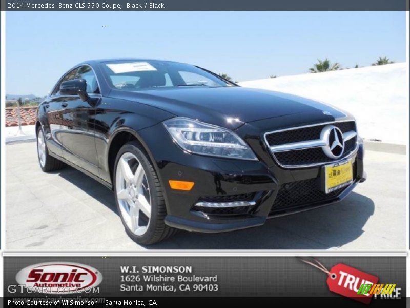 Black / Black 2014 Mercedes-Benz CLS 550 Coupe