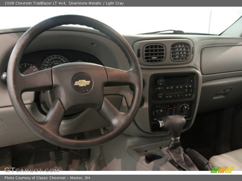 Silverstone Metallic / Light Gray 2008 Chevrolet TrailBlazer LT 4x4