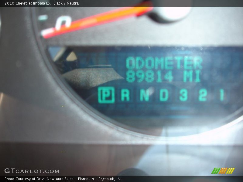 Black / Neutral 2010 Chevrolet Impala LS