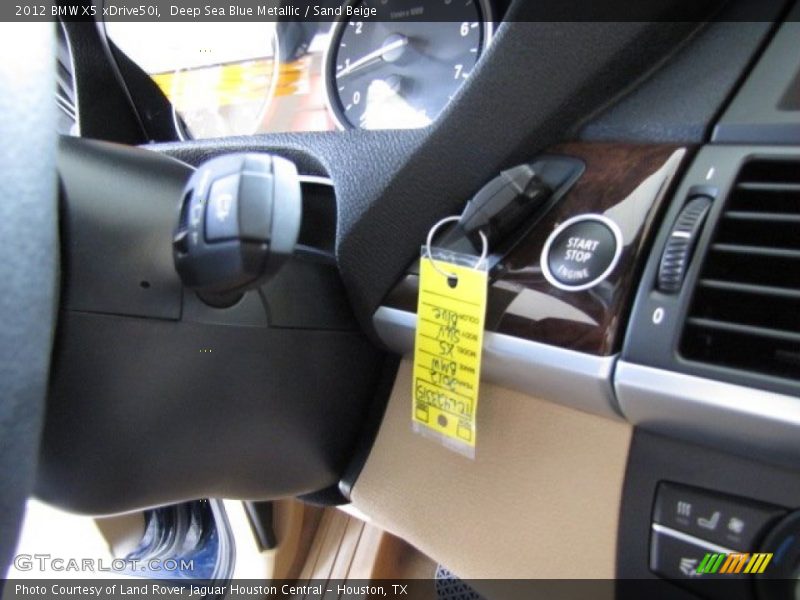 Deep Sea Blue Metallic / Sand Beige 2012 BMW X5 xDrive50i