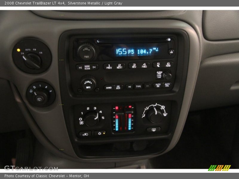 Silverstone Metallic / Light Gray 2008 Chevrolet TrailBlazer LT 4x4