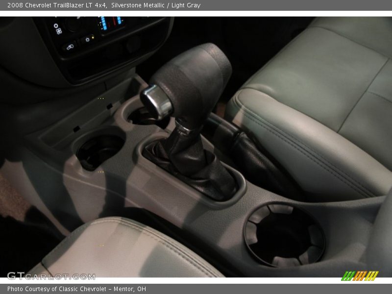 Silverstone Metallic / Light Gray 2008 Chevrolet TrailBlazer LT 4x4