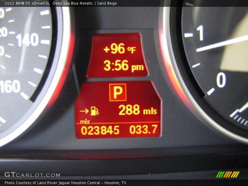 Deep Sea Blue Metallic / Sand Beige 2012 BMW X5 xDrive50i