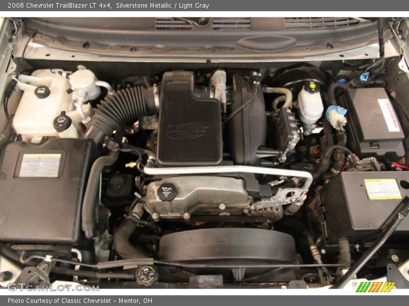 Silverstone Metallic / Light Gray 2008 Chevrolet TrailBlazer LT 4x4