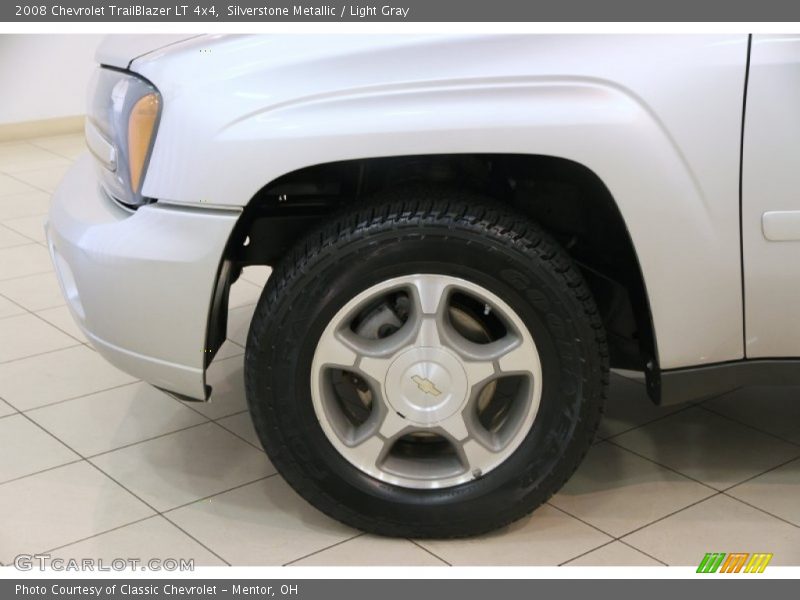 Silverstone Metallic / Light Gray 2008 Chevrolet TrailBlazer LT 4x4