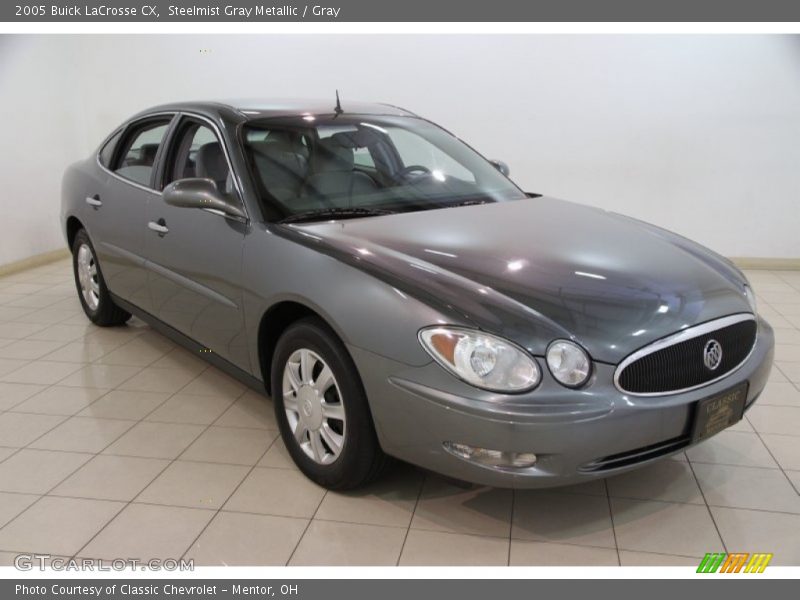 Steelmist Gray Metallic / Gray 2005 Buick LaCrosse CX