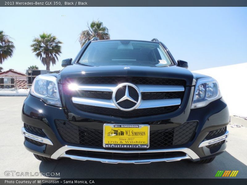 Black / Black 2013 Mercedes-Benz GLK 350