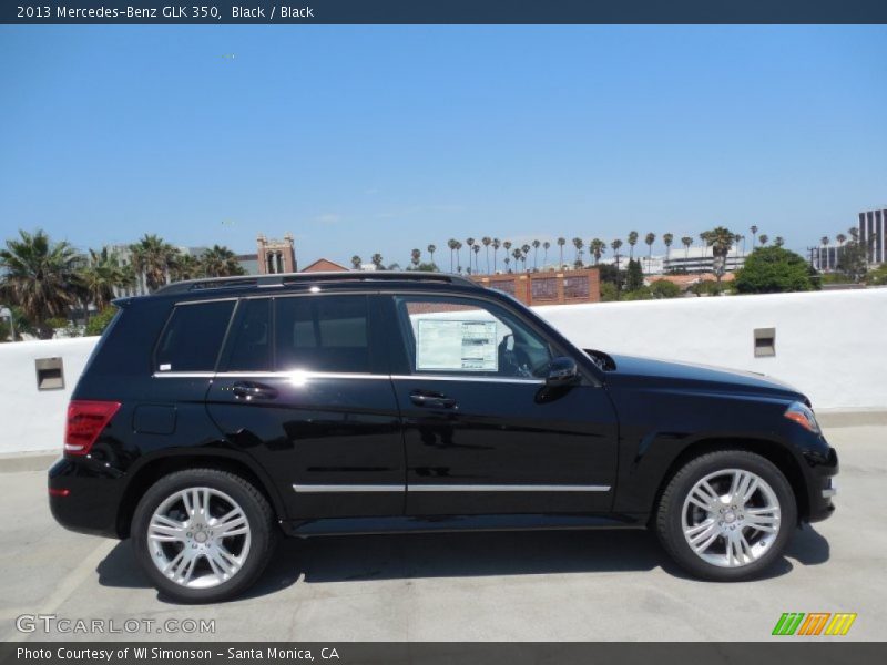 Black / Black 2013 Mercedes-Benz GLK 350