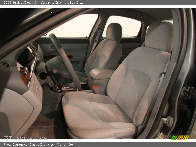 Steelmist Gray Metallic / Gray 2005 Buick LaCrosse CX